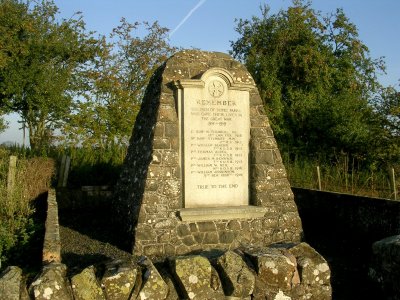 WW I Memorial, Hume, Scotland.